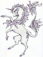 Rampant Unicorn Iridescent